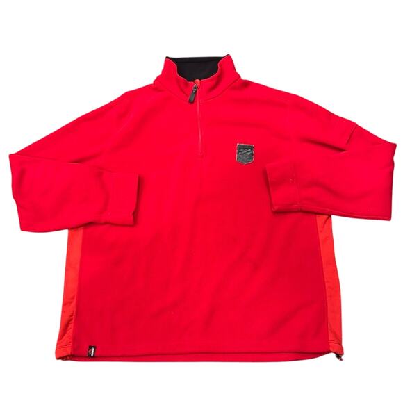 Polo by Ralph Lauren Men's PolarTec Fleece Quarter Zip Pullover Red Size XL - Picture 1 of 7
